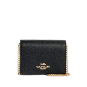 Coach crossbody wallet/black