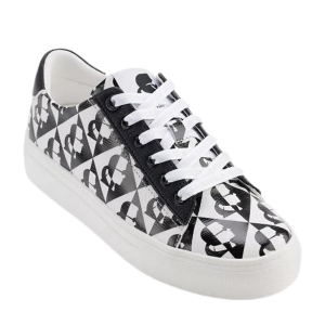 KARL LAGERFELD PARIS Cate Diamond Lace Up Sneakers