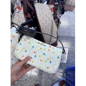 Michael Kors White Colorful Crossbody Bag